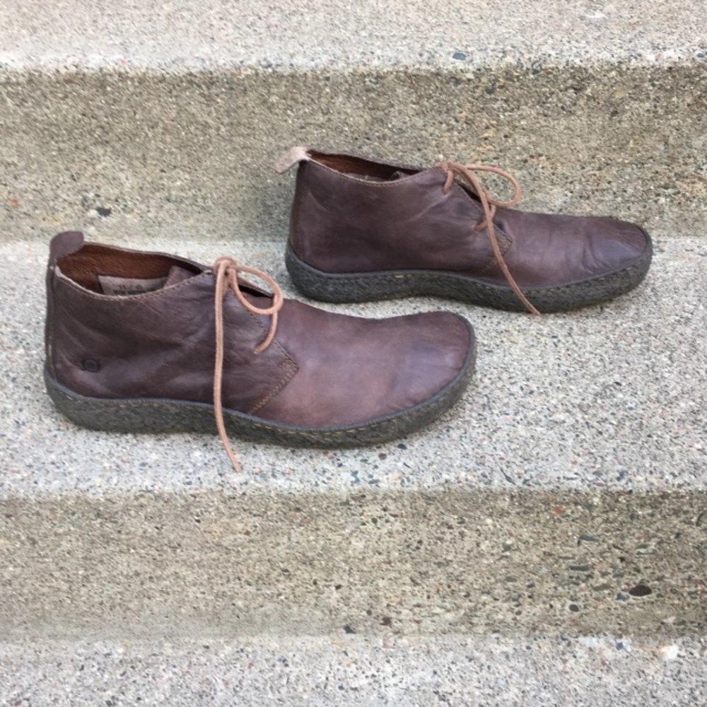 Born Leather Mens Chukka Boots Shoes 11